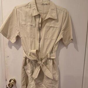 GAP Cream Utility Dress